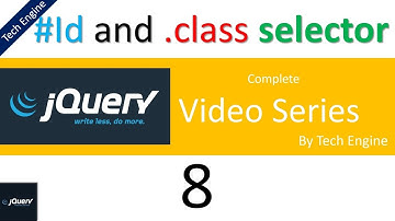 jquery tutorials series (Hindi) - 8. ID and Class selectors in jquery.