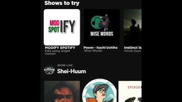 spotify edit using alight motion