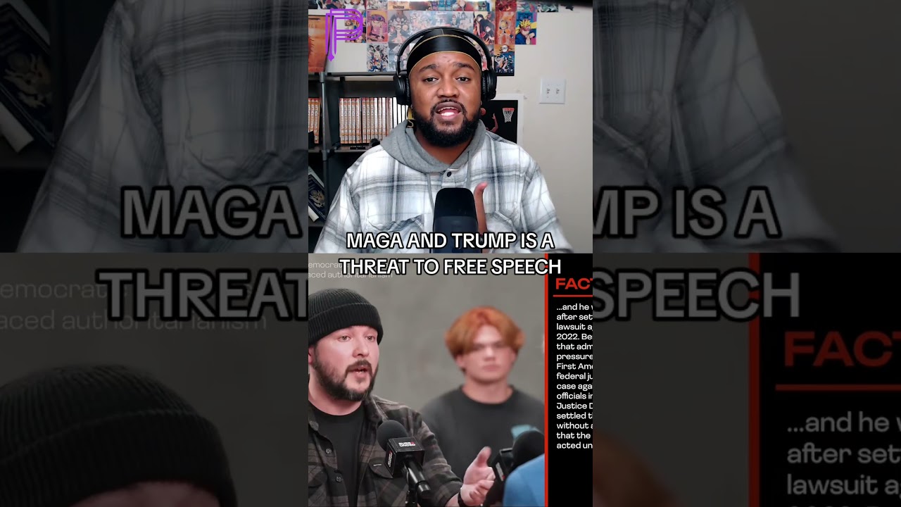 MAGA AND TRUMP IS A THREAT TO FREE SPEECH #americanpolitics #politicaldebate #donaldtrump #jubilee