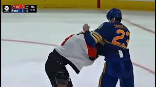 Fight Philadelphia Flyers Buffalo Sabres Brawl Hunter McDonald Mattias Samuelsson NHL #nhl #nhlfight