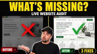 I Audited a Coach's Website Live (3 Things Costing Him Clients)