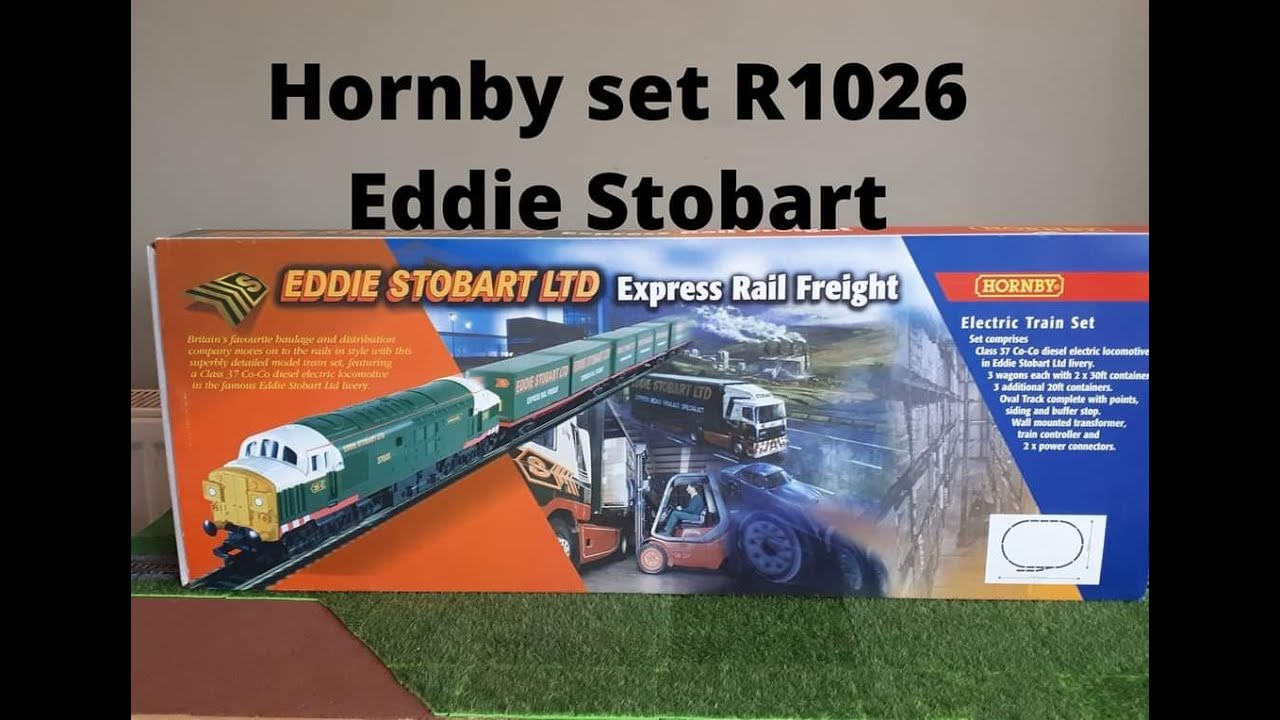 Unboxing Hornby Eddie Stobart Class 37 set R1026 for Mangley Town OO