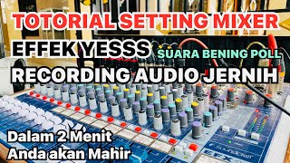 CARA MUDAH SETTING DAN PRISET EFFEK NYESS AUTO KETAGIHAN VOCAL AUDIO JERNIH BENING MIXER SOUNDCRAFT