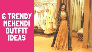 Trendy Mehndi Outfits | Wedding Outfit 2019 | WedMeGood screenshot 1