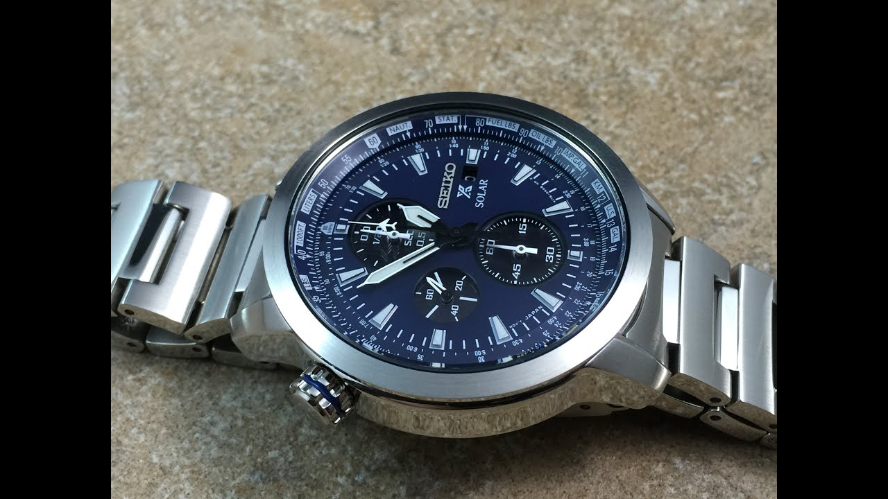 Seiko Prospex Sky Chronograph Review - YouTube