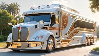 🚛Title: &quot;2025 Kenworth Motorhome – 1500KM Range Luxury Mansion on Wheels!🔥