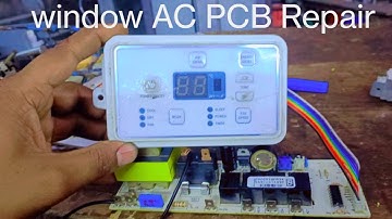 Dead Voltas window ac pcb repair| Dead ac pcb repair.. #new