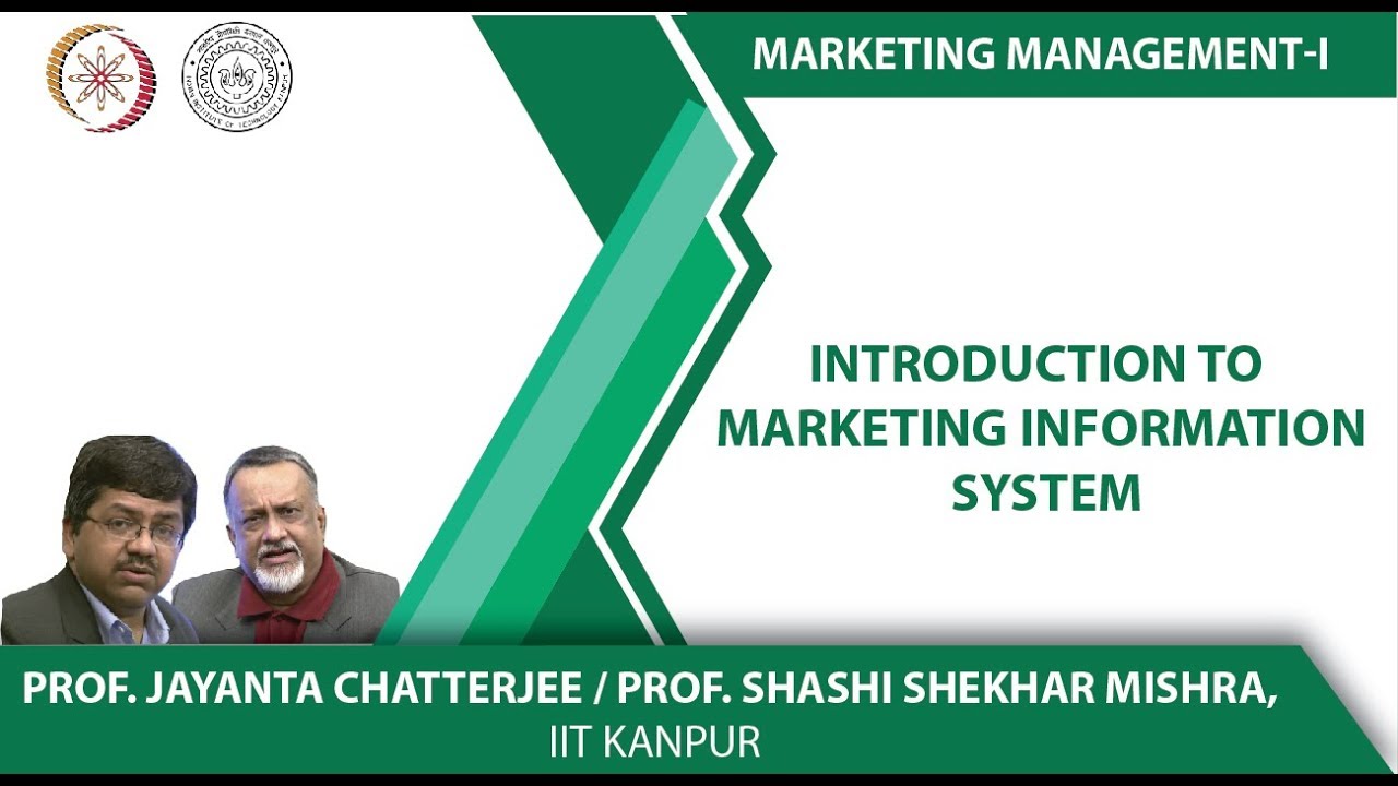 marketing information system  Update New  Introduction To Marketing Information System