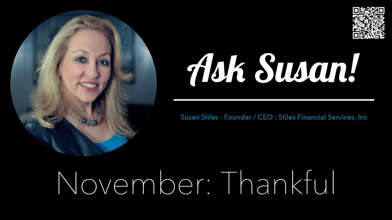 Susan Ask Ask Susan - November Follow-up - YouTube