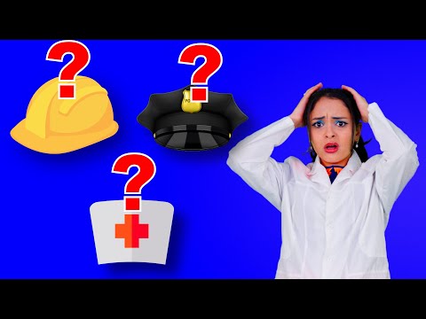 Whose Hat is This? ⛑🚔 & more | Kids Funny Songs