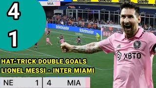 Double Goals LIONEL MESSI di INTER MIAMI 41 NEW ENGLAND || FULL HIGHLIGHT