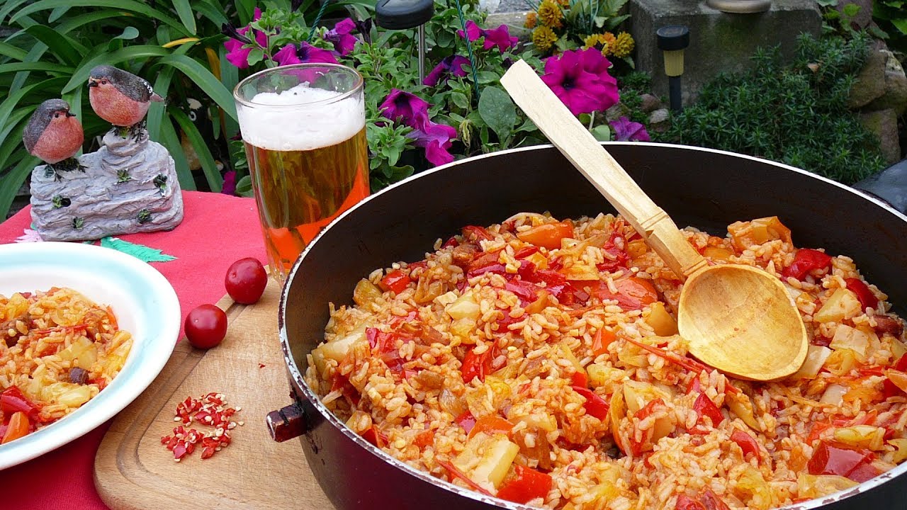 Rizses lecsó-Ratatouille with rice-pisto con arros-рататуй с рисом