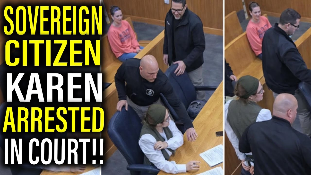 Хаос, вызванный арестом «суверенного гражданина» — судья реагирует жестоко!