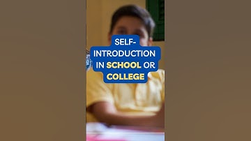 How to introduce yourself in school or college #shorts #LearnEnglishWithMNB