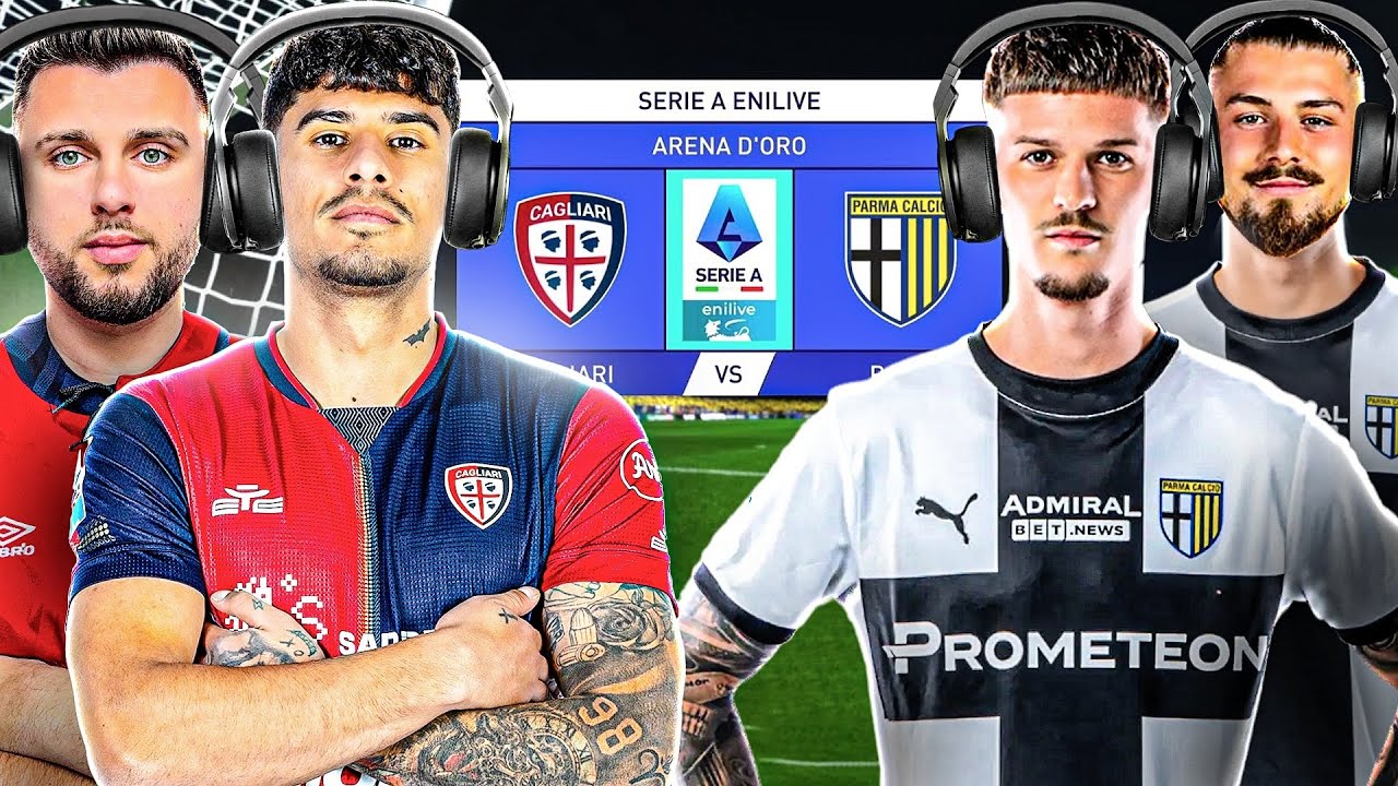 AM JUCAT ALĂTURI DE FLORINEL COMAN LA CAGLIARI VS DENNIS MAN ȘI RADU DRĂGUȘIN!!