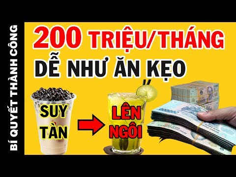 Trà chanh chém gió – Mô hình kinh doanh LÀM GIÀU CỰC NHANH nhưng hiếm người chịu làm