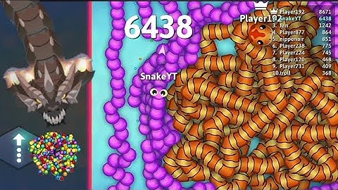 Snake.Io 🐍 HOW TO CIRCLE AND KILL TOP 01 GIANT SNAKE? Epic Snakeio Gameplay