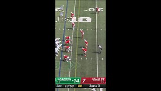 Oregon’s Verdell takes it 77 yards to the 🏠 #shorts