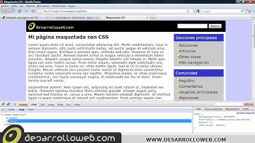 Practica de maquetación CSS, parte 5 de 6