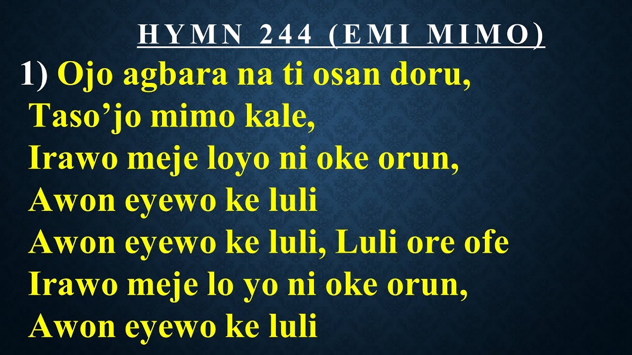 CCC Hymn 244 (Ojo agbara na,ti osan doru) Celestial Church of Christ,Redemption Parish, Winnipeg, CA