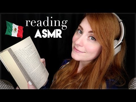 ASMR Reading to you in Spanish [Soft Spoken] | (Leyendo en Español)