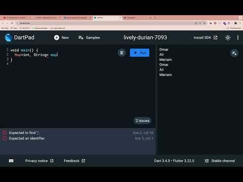 11 - FLUTTER & DART - FOR - FOREACH - WHILE - DO WHILE