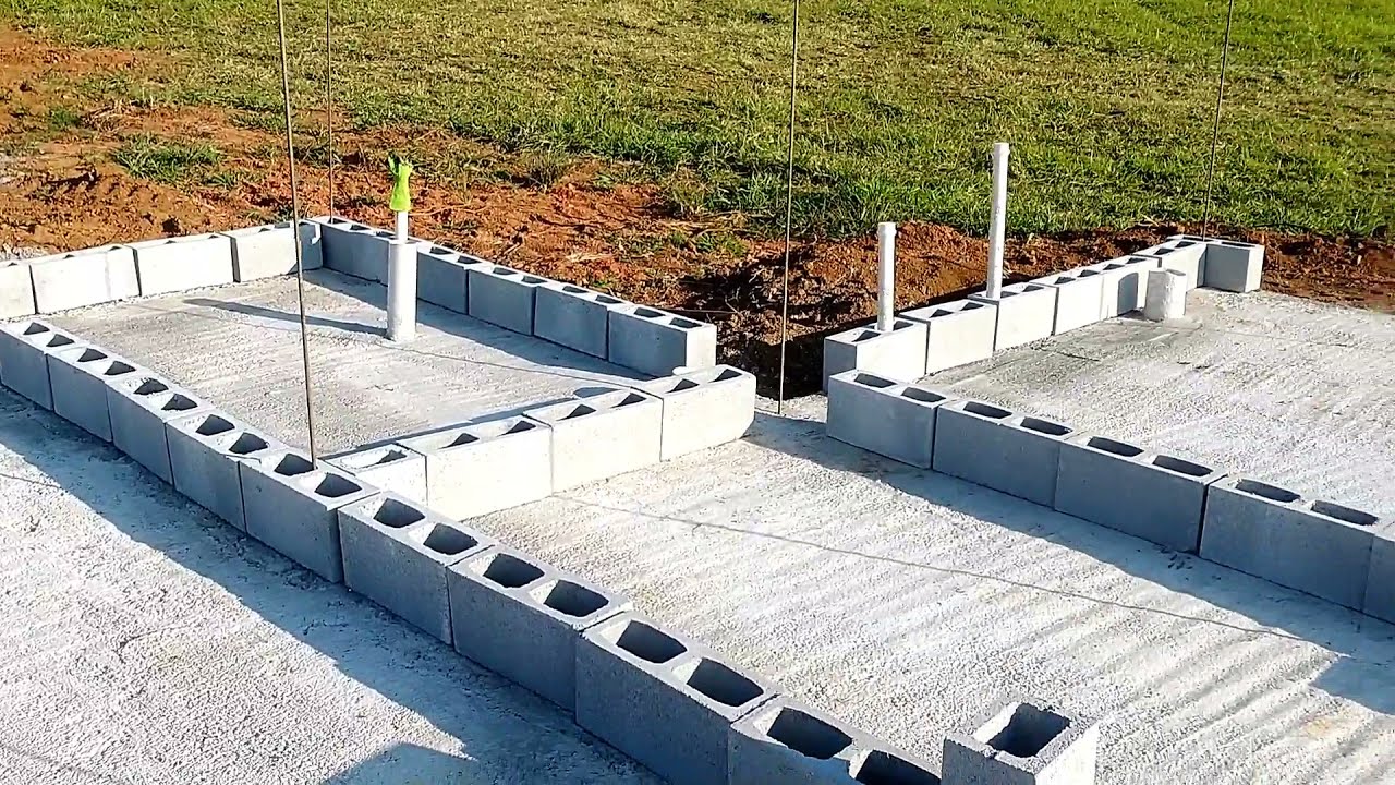 MODULAÇÃO DA PRIMEIRA FIADA DE BLOCO ESTRUTURAL DE CONCRETO - ANTÔNIO MATOS CONSTRUINDO