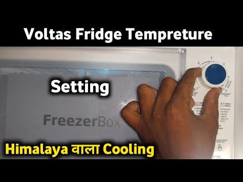 Voltas beko refrigerator demo | voltas beko Fridge Tempreture setting