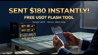 Tested a free USDT flash tool — here’s how I sent $180 to Binance instantly!
