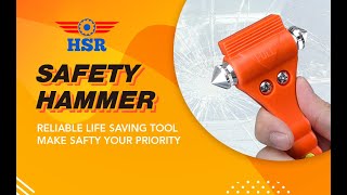 Hard Steel Emergency Car Hammer Window Glass Breaker Seat Belt Cutter Tool For Car Safety Hammer