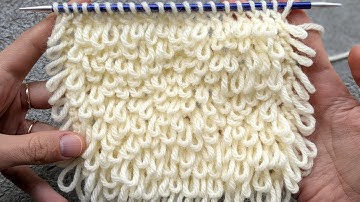 Knit Loop Stitch