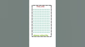 FIND OUT👁️!!5👁️#IQtest#Eyetest#Math#Gk #BrainExercise#Puzzle#yt #Quiz#Learn#Reels#View #Viral#Shorts