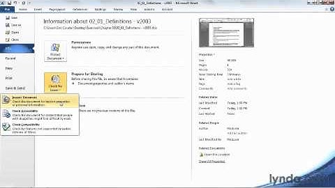 Word Backstage From New to Print: Managing documents with Backstage view