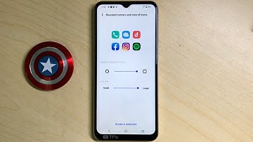 Rounded corners and size of icons on Vivo Y16 Android 12