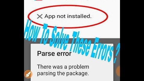 HOW TO SOLVE PROBLEM PARSING PACKAGE  AND NOT INSTALLED WITHOUT ROOT (part 1)
