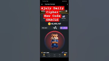 4 july hamster daily cipher code | today