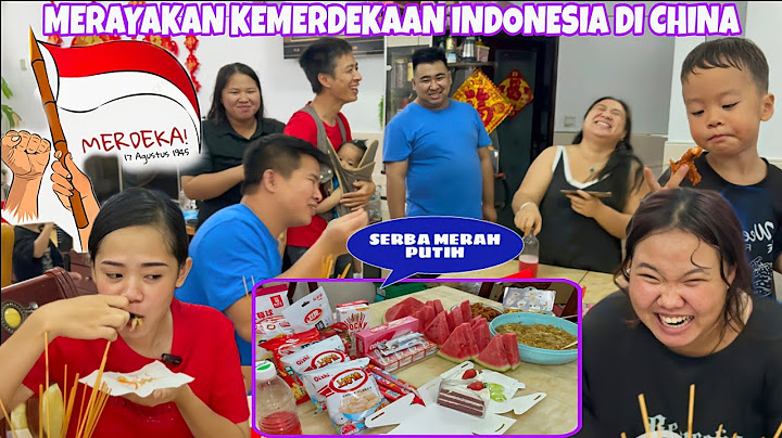 MERAYAKAN HARI KEMERDEKAAN INDONESIA YANG KE 79 BERSAMA DENGAN KELUARGA DI CHINA, SERU HADIAH BANYAK