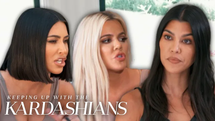Kim & Khloé Kardashian Call Out Kourtney For Skipping Filming & “Setting Boundaries” | KUWTK | E!