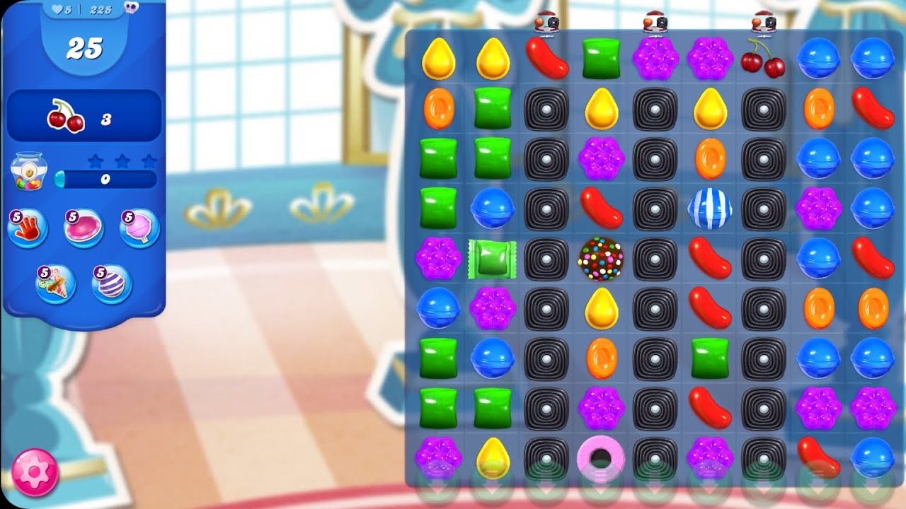 Candy crush saga level 225 - YouTube
