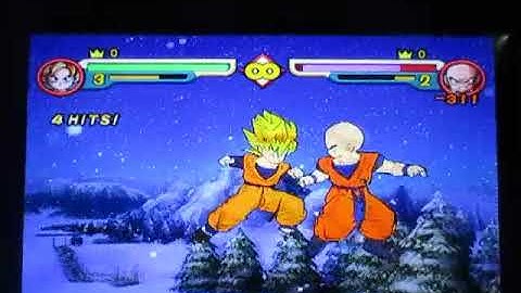 Dragon Ball Z Budokai 2(Gamecube)-Goten vs Krillin