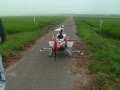 ヤンマー無人ヘリコプターの離陸 Takeoff of the helicopter,yanmar AYH-3