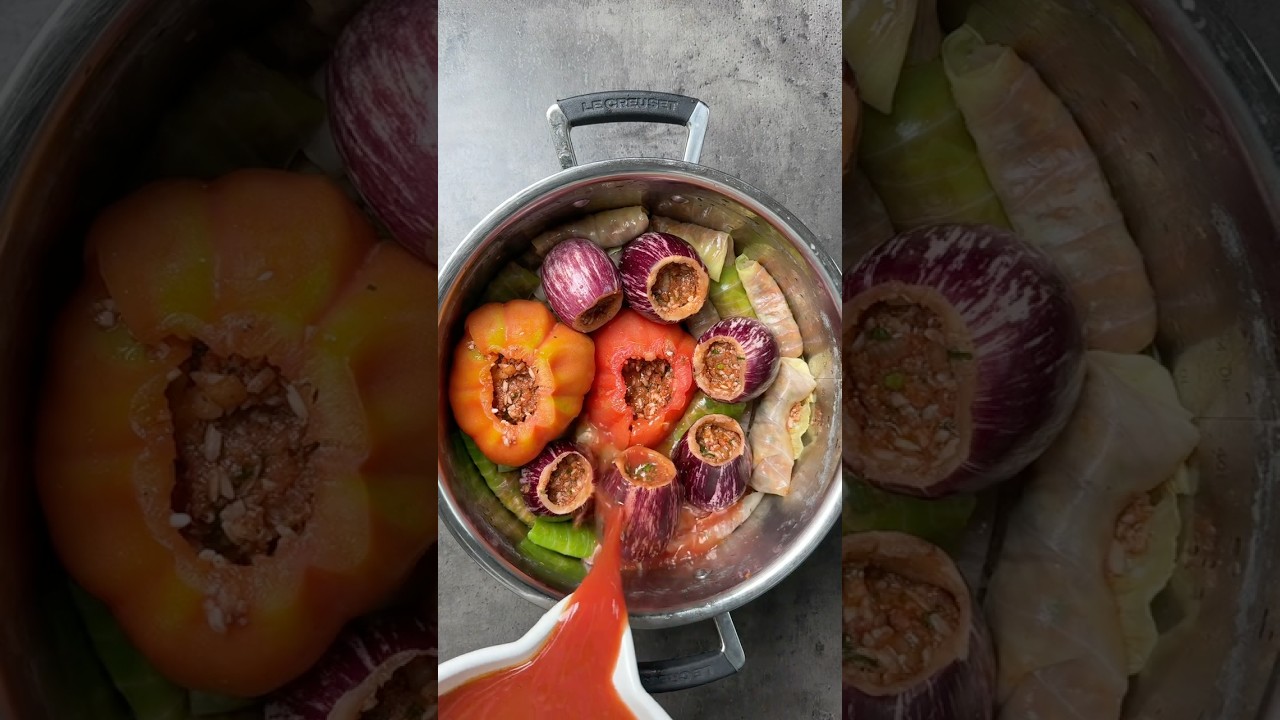 Karışık Dolma / Sarma tarifi #yemek #yemektarifleri #sarma #dolma