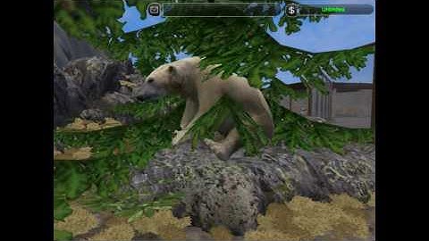 Polar Bear Exhibit Speed Build - Zoo Tycoon 2