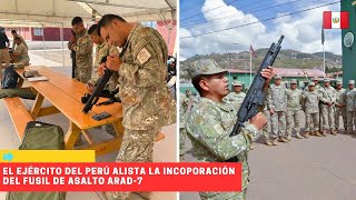 El Ejército del Perú alista la incorporación del fusil de asalto ARAD-7 #peru