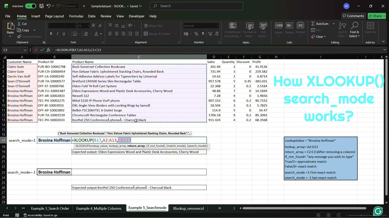Mastering XLOOKUP() in Excel: A Complete Step-by-Step Guide
