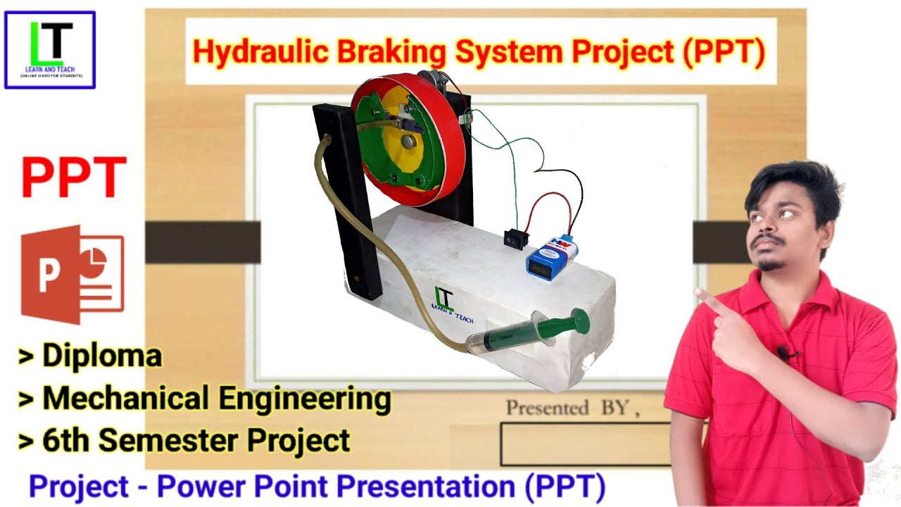 Hydraulic Braking system project (PPT) PowerPoint Presentation