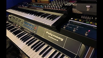 Polymoog 280A Roland JX3P and Korg SDD3000 lullaby jam for Jamuary 28 2022