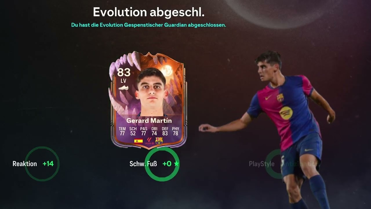 Gerard Martin mit ''Gespenstischer Guardian'' Evolution abgeschlossen 🧬