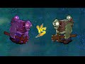 Plants vs Zombies Battlez - All Pea vs Hypno-shroom vs Gargantuar