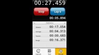 Classic Stopwatch for Android, screenshot 4